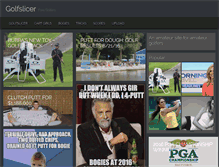 Tablet Screenshot of golfslicer.com